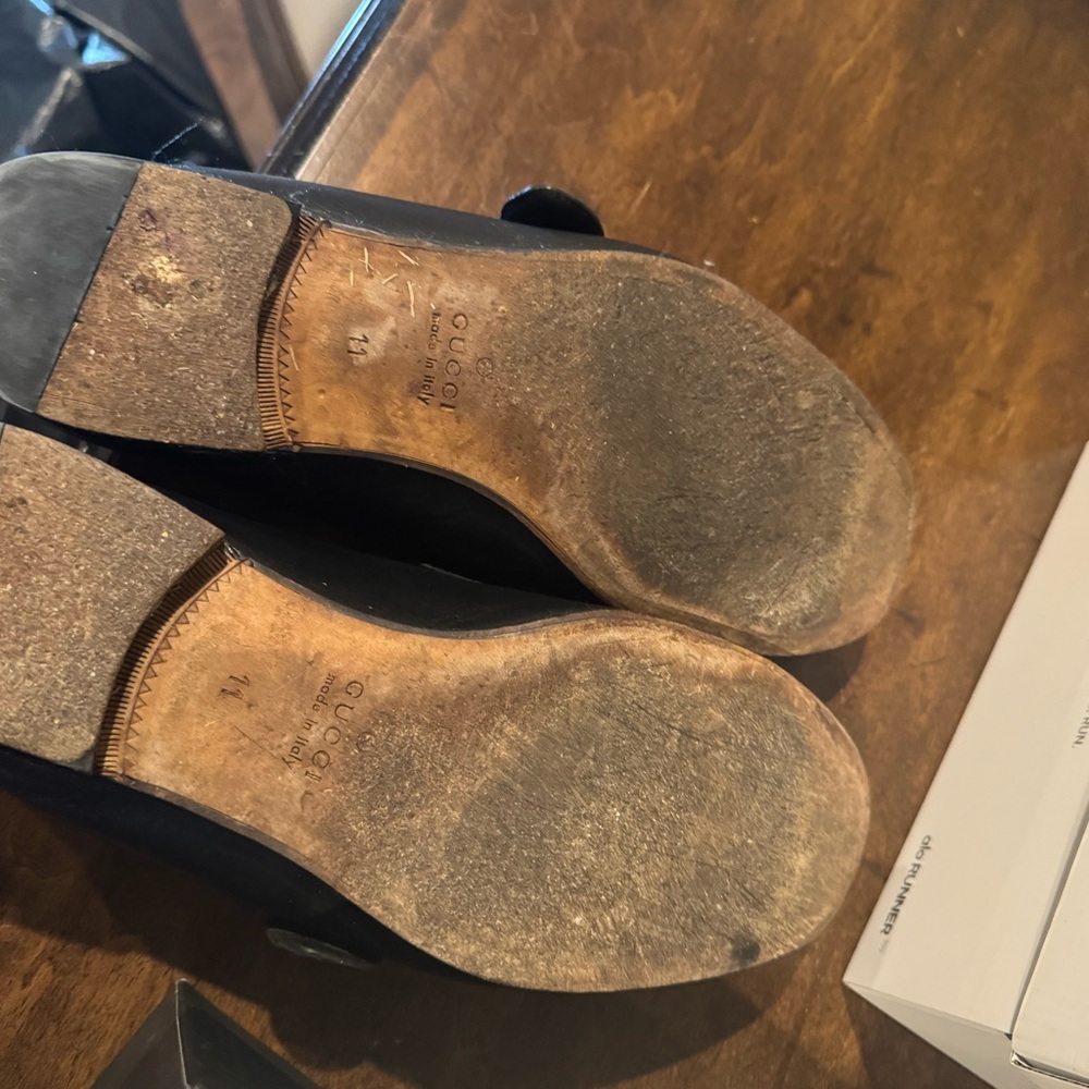 Authentic Gucci Leather Loafers - Picture 4 of 4